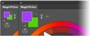 MagicPicker Color Wheel with big swatches MagicPicker Color Wheel with big swatches
